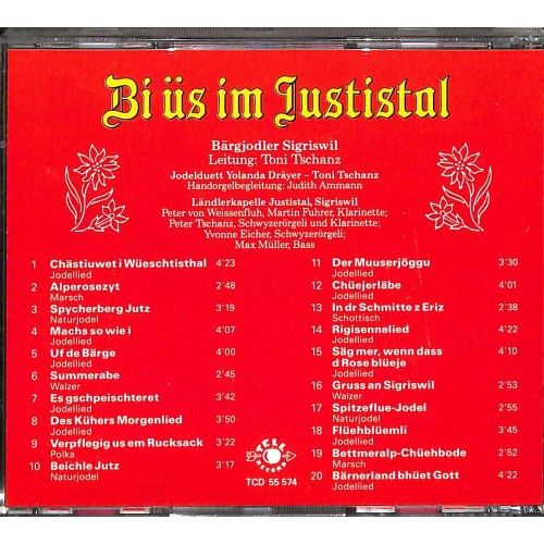 CD-Kopie: Bärgjodler Sigriswil - Bi üs im Justistal