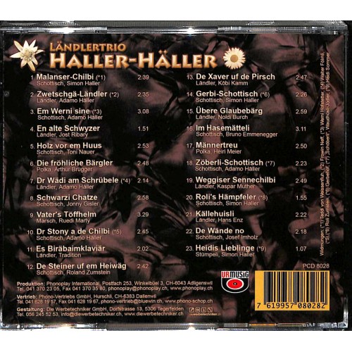 Occ. CD Ländlertrio Haller-Haller - E chugelrondi Sach!