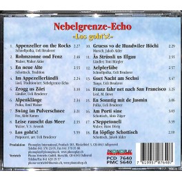 Occ. CD Nebelgrenze-Echo - Los goht's Occ. CD Nebelgrenze-Echo - Los goht's