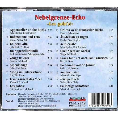 Occ. CD Nebelgrenze-Echo - Los goht's