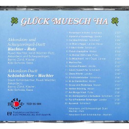 Occ. CD Akk- und Schwyzerörgeli-Duett Wachter-Rutz, Schönbächler-Wachter - Glück muesch ha Occ. CD Akk- und Schwyzerörgeli-Duett Wachter-Rutz, Schönbächler-Wachter - Glück muesch ha