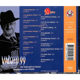 Occ. CD Valotti 99 - 50 Jahre Willi Valotti spielt wie früehner