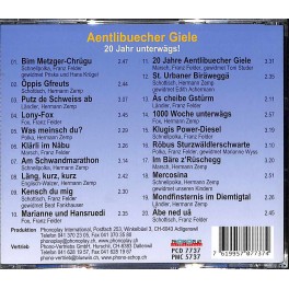 Occ. CD Aentlibuecher Giele - 20 Jahr unterwägs!