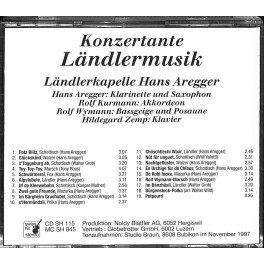 Occ. CD Konzertante Ländlermusik - Ländlerkapelle Hans Aregger
