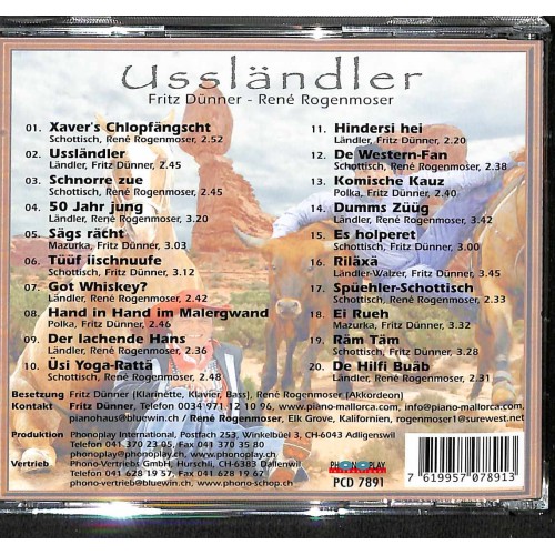 Occ. CD Fritz Dünner  René Rogenmoser - Ussländer