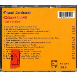 Occ. CD Original Appenzeller Streichmusik Edelweiss Herisau