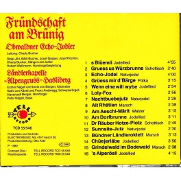 Occ. CD Obwaldner Echo-Jodler, LK Alpengruss Hasliberg - Fründschaft am Brünig Occ. CD Obwaldner Echo-Jodler, LK Alpengruss Hasliberg - Fründschaft am Brünig