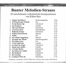 CD Bunter Melodienstrauss - 20 Kompositionen von Bert Kühne