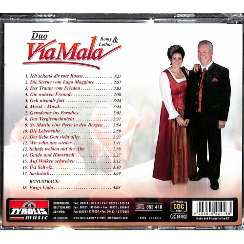 Occ. CD Duo Via Mala - Ich schenk dir rote Rosen