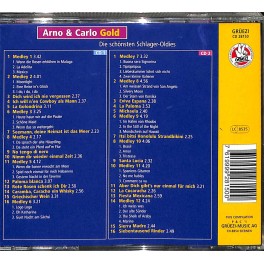 Occ. CD Arno & Carlo - GOLD - Die schönsten Schlager-Oldies Occ. CD Arno & Carlo - GOLD - Die schönsten Schlager-Oldies