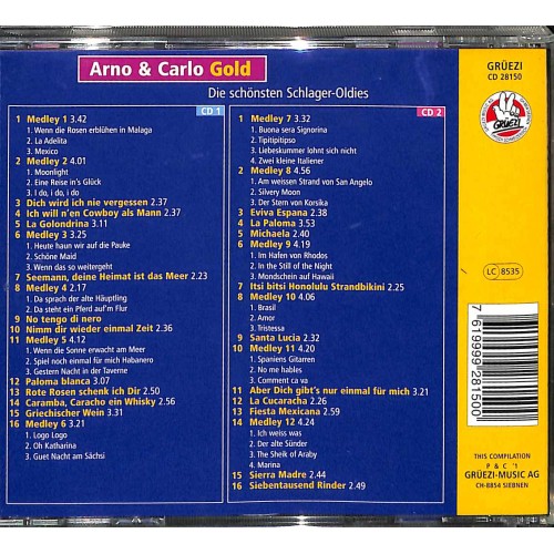Occ. CD Arno & Carlo - GOLD - Die schönsten Schlager-Oldies