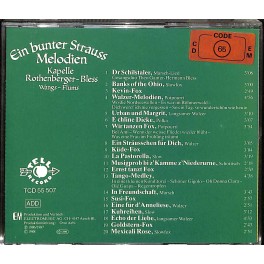 CD-Kopie: Kapelle Rothenberger-Bless Wangs-Flums - Ein bunter Strauss Melodien CD-Kopie: Kapelle Rothenberger-Bless Wangs-Flums - Ein bunter Strauss Melodien