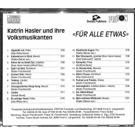 Occ. CD Katrin Hasler und ihre Volksmusikanten - Für alle etwas