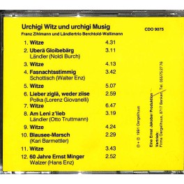 Franz Zihlmann und Ländlertrio Berchtold-Wallimann - Urchigi Witz und urchigi Musig