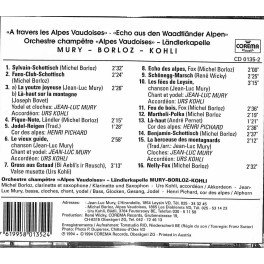 Occ. CD LK Mury-Borloz-Kohli - Echo aus den Waadtländer Alpen
