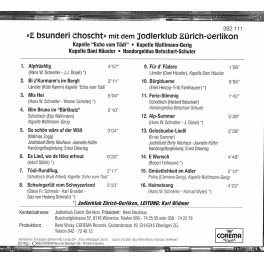 Occ. CD E bsunderi Choscht mit dem Jodlerklub Zürich-Oerlikon Occ. CD E bsunderi Choscht mit dem Jodlerklub Zürich-Oerlikon