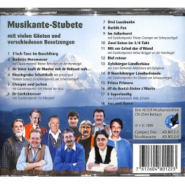 Occ. CD Buechbärger Ländlerfründe - Musikante-Stubete Occ. CD Buechbärger Ländlerfründe - Musikante-Stubete