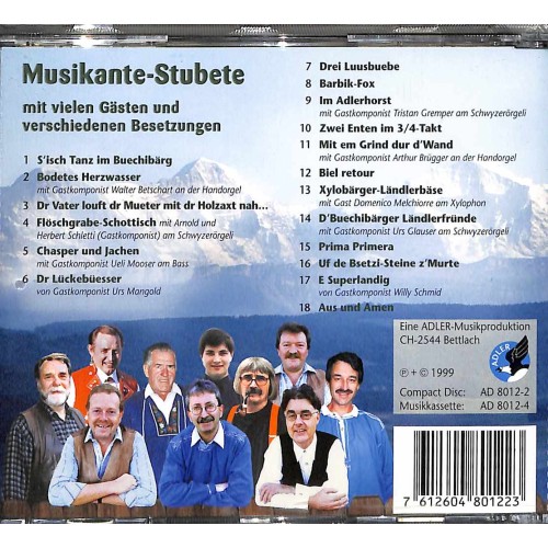 Occ. CD Buechbärger Ländlerfründe - Musikante-Stubete