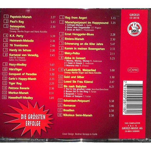 Occ. CD 30 Jahre Dorfspatzen Oberägeri - GOLD - Die grössten Erfolge  2CD
