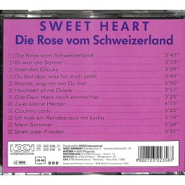 Occ. CD Sweet Heart - Die Rose vom Schweizerland Occ. CD Sweet Heart - Die Rose vom Schweizerland