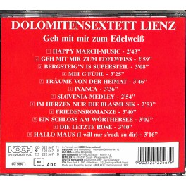 Occ. CD Dolomiten Sextett - Geh mit mir zum Edelweiss