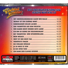 Occ. CD Paolos Fricktal Krainer - Mit Oberkrainermusik sagen wir hallo Occ. CD Paolos Fricktal Krainer - Mit Oberkrainermusik sagen wir hallo