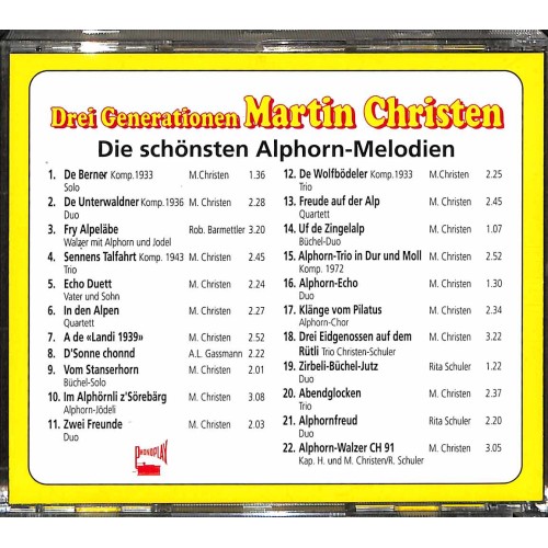 Drei Generationen Martin Christen - Die schönsten Alphorn-Melodien