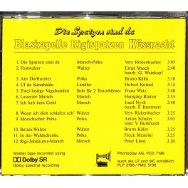 Occ. CD Blaskapelle Rigispatzen Küssnacht - Die Spatzen sind da Occ. CD Blaskapelle Rigispatzen Küssnacht - Die Spatzen sind da