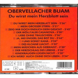 Occ. CD Obervellacher Buam - Du wirst mein Herzblatt sein Occ. CD Obervellacher Buam - Du wirst mein Herzblatt sein