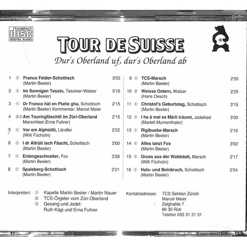 Occ. CD Tour de Suisse - Dur's Oberland uf, dur's Oberland ab