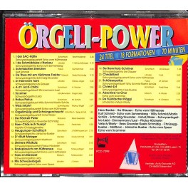 Occ. CD Örgeli-Power - 24 Titel, 18 Formationen Occ. CD Örgeli-Power - 24 Titel, 18 Formationen