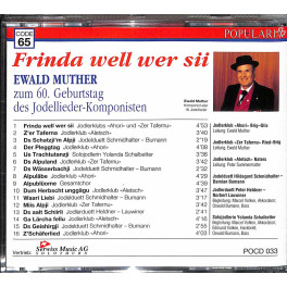 Occ. CD Frinda well wer sii - Ewald Muther zum 60.