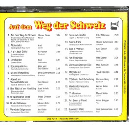 CD-Kopie:  Auf dem Weg der Schweiz - 10 Ländlerformationen