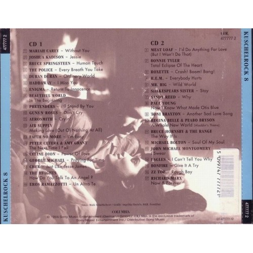 Occasions-CD Kuschelrock 8 - diverse  2CDs
