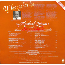 LP Original Alpenland Quintett und Schwiizer Super Ländler Kapelle - Uf los gaht's los