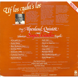 LP Original Alpenland Quintett - Uf los gaht's los