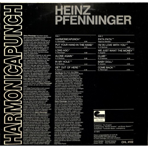 CD Heinz Pfenninger - Harmonicapunch