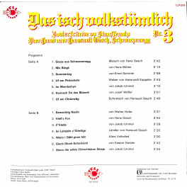 Occ. LP Vinyl: 10 Jahre Jodlerfründe vo Stauffenalp & Trio Oesch Schwarzenegg - 1985