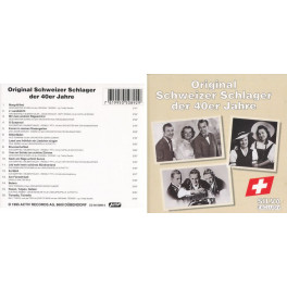 CD-Kopie: Original Schweizer Schlager der 40er Jahre