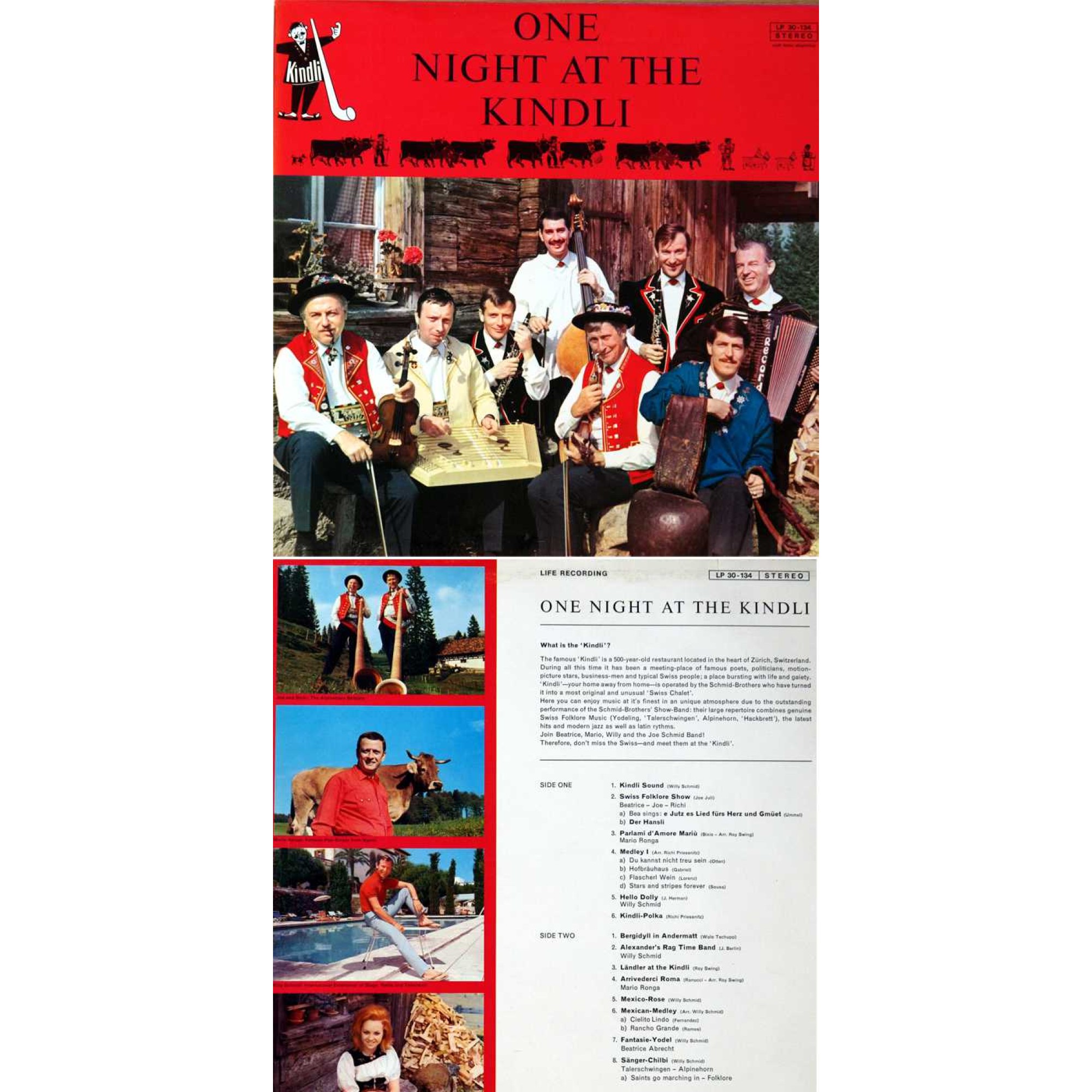 Occ. LP Vinyl: One Night at the Kindli - Beatrice, Mario*, Willy And The Joe Schmid Band Occ. LP Vinyl: One Night at the Kindli - Beatrice, Mario*, Willy And The Joe Schmid Band