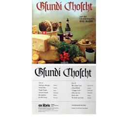 Occ. LP Vinyl: Gsundi Choscht - LK Edi Baer
