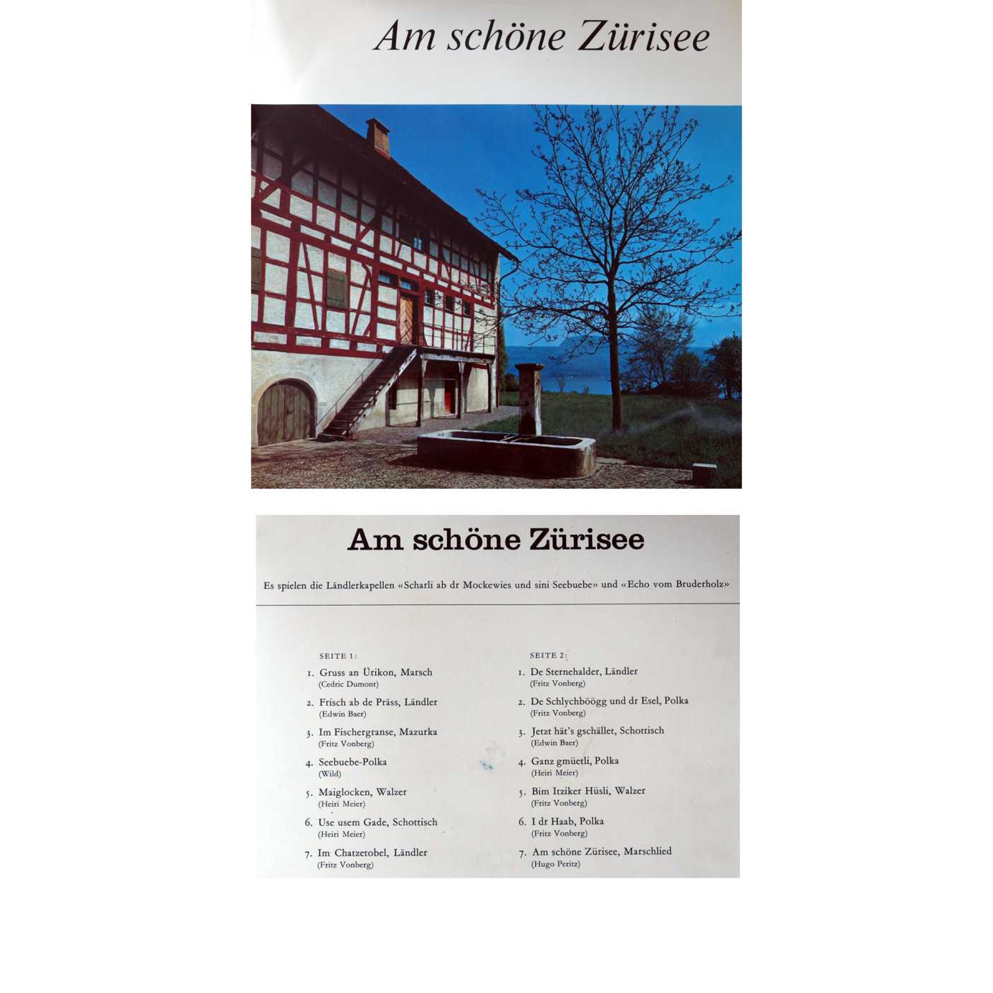 Occ. LP Vinyl: Am schöne Zürisee - diverse Occ. LP Vinyl: Am schöne Zürisee - diverse
