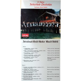 Occ. LP Vinyl: Jodlerklub Oberhofen - Adolf Stähli