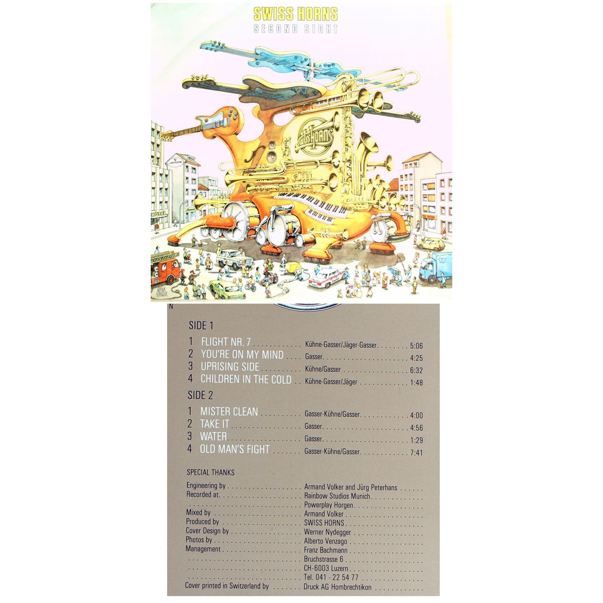 Occ. LP Vinyl: Swiss Horns - Second Sight Occ. LP Vinyl: Swiss Horns - Second Sight