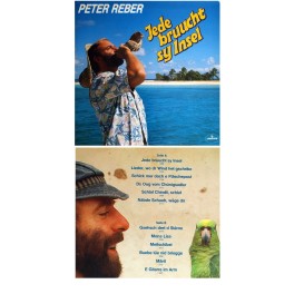 Occ. LP Vinyl: Peter Reber - Jede brucht sy Insel