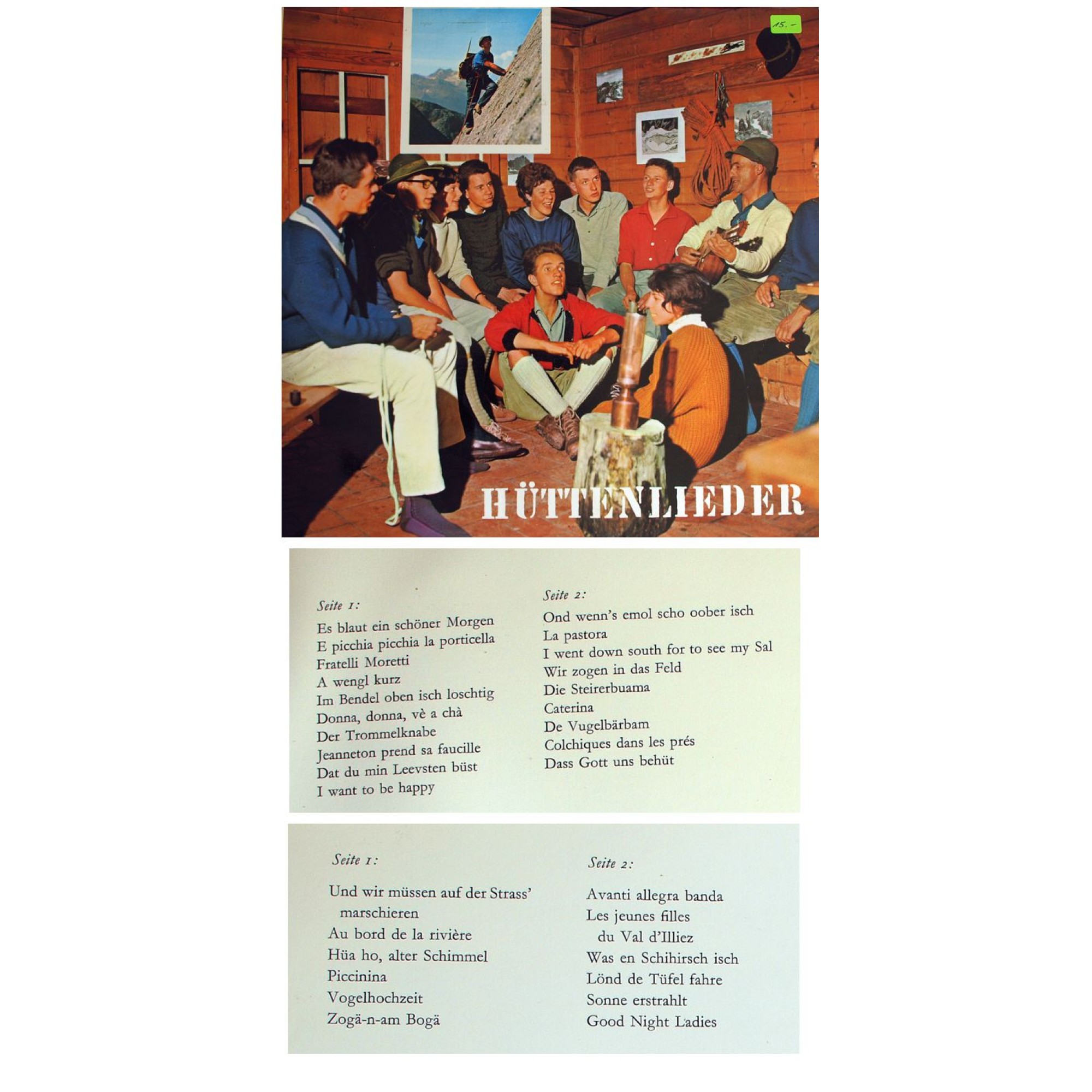 CD-Kopie von Vinyl: Hüttenlieder - Doppel-LP CD-Kopie von Vinyl: Hüttenlieder - Doppel-LP