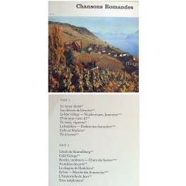 Occ. LP Vinyl: Chansons Romandes - Le Petit Chœur De Fribourg, La Chanson De Fribourg, Les Fanfarons