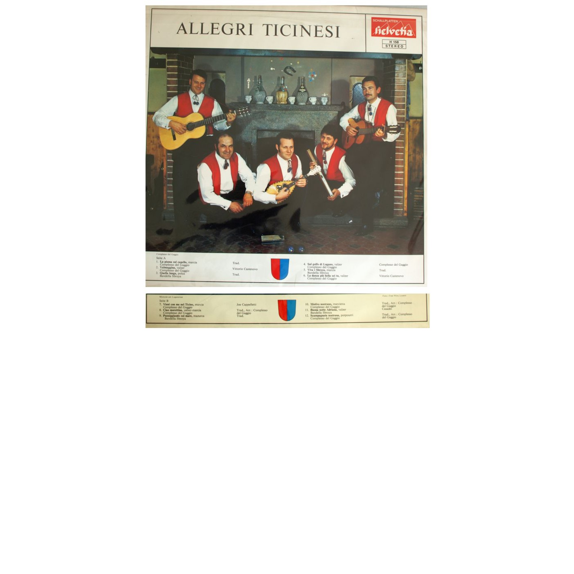 Occ. LP Vinyl: Allegri Ticinesi Occ. LP Vinyl: Allegri Ticinesi