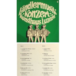 Occ. LP Vinyl: Ländlermusik Konzert Kunsthaus Luzern