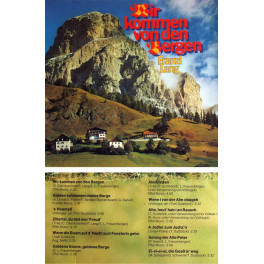 Occ. LP Vinyl: Franzl Lang - wir kommen von den Bergen